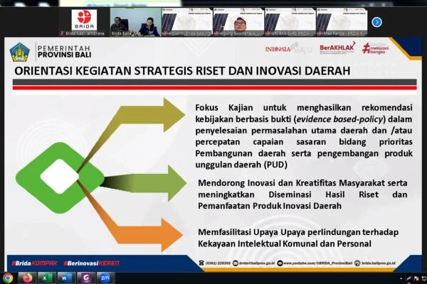 Forum Konsultasi Publik BRIDA Provinsi Bali
