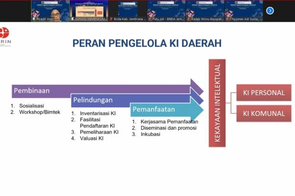 Webinar Penguatan Peran BRIDA sebagai sentra KI