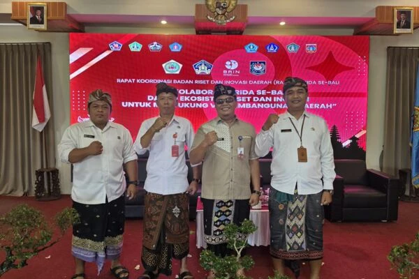 Perkuat Sinergi Riset dan Inovasi Daerah melalui Rakor BRIDA se-Bali.