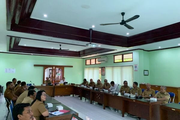rakor Persiapan Penjaringan Calon Penerima Anugerah Kerthi Bali Swacitta Nugraha Th 2024