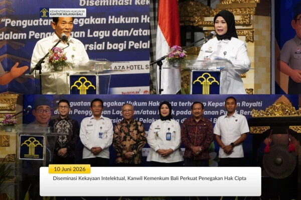 Diseminasi Kekayaan Intelektual Perkuat Penegakan Hak Cipta Lagu dan Musik di Bali