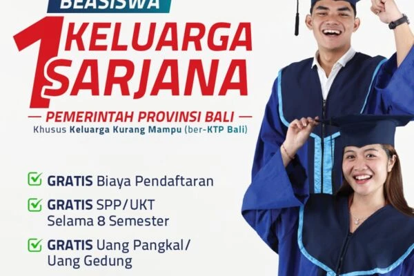 Program 1 Keluarga 1 Sarjana Provinsi Bali