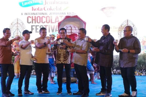 Launching Jembrana kota Cokelat dan International Jembrana Bali Chocolate Festival 2024 berlangsung