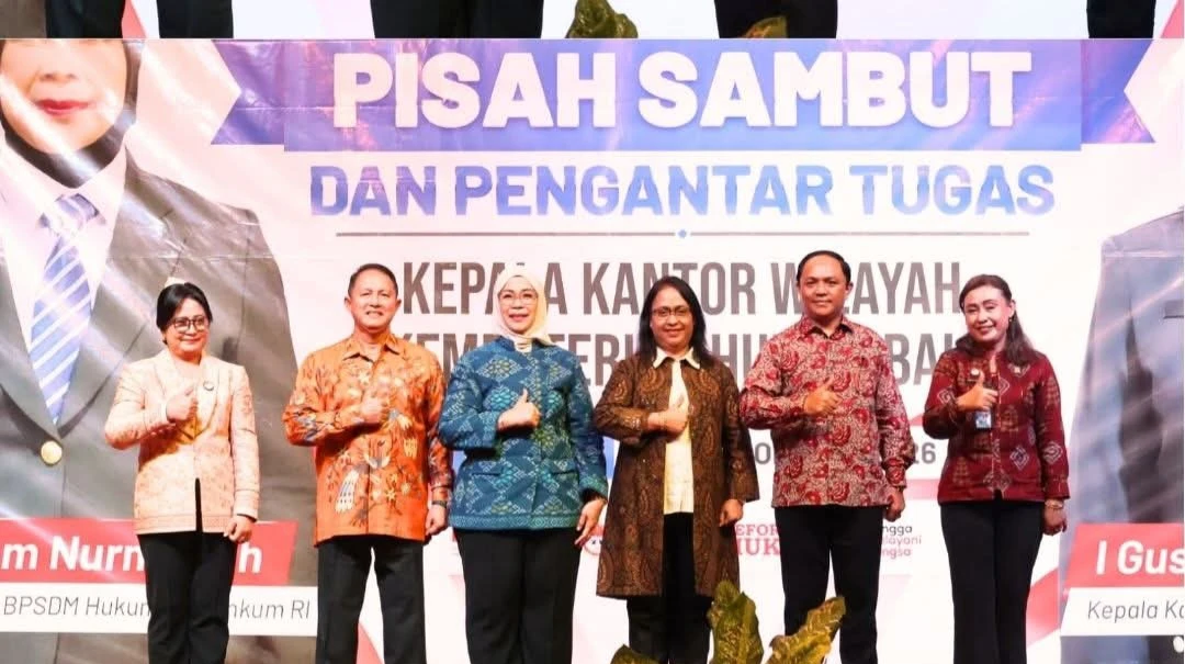 Pimpinan Kanwil Hukum Bali Berganti....